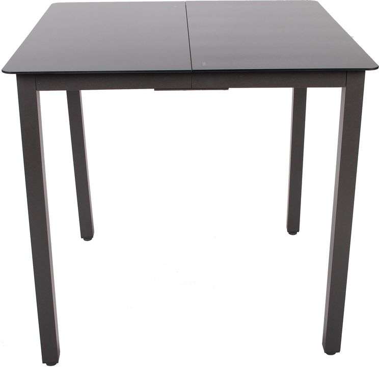 Produktbild: Aluminium Glas Gartentisch Balkontisch 80x80 cm