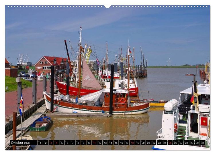 Produktbild: Papenburg und das Rheiderland (hochwertiger Premium Wandkalender 2026 DIN A2 quer), Kunstdruck in Hochglanz