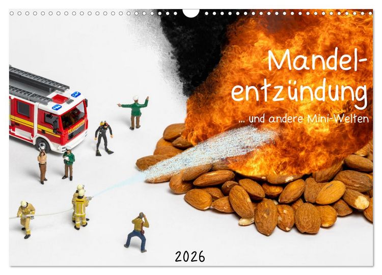 Produktbild: Mandelentz&uuml;ndung ... und andere Mini-Welten (Wandkalender 2026 DIN A3 quer), CALVENDO Monatskalender