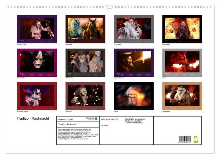 Produktbild: Tradition Rauhnacht (Wandkalender 2027 DIN A2 quer), CALVENDO Monatskalender