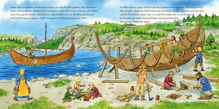Produktbild: LESEMAUS 148: Mit den Wikingern auf hoher See