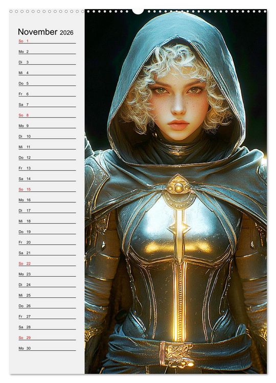 Produktbild: Armor Couture. Mode inspiriert vom Mittelalter (Wandkalender 2026 DIN A2 hoch), CALVENDO Monatskalender