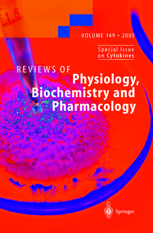 Produktbild: Reviews of Physiology, Biochemistry and Pharmacology 149