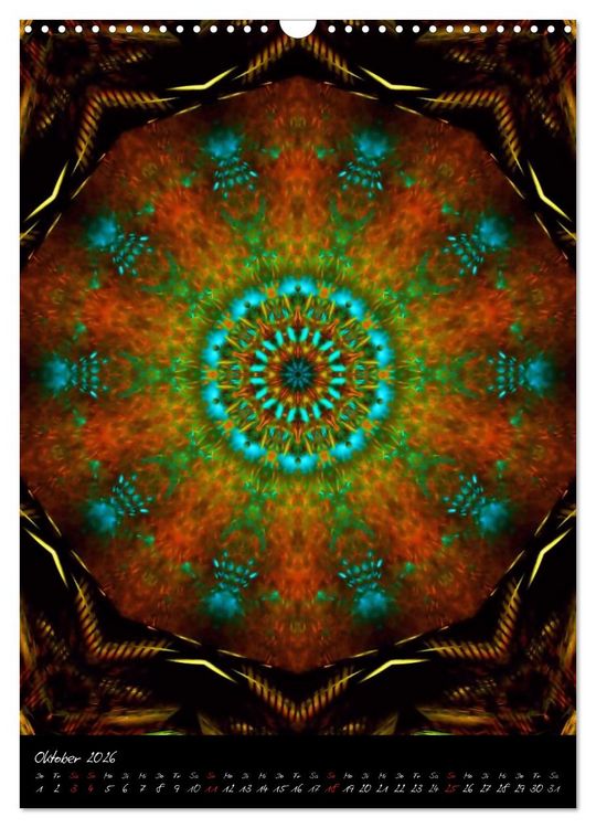 Produktbild: Mandala - Esoterik & Meditation (Wandkalender 2026 DIN A3 hoch), CALVENDO Monatskalender