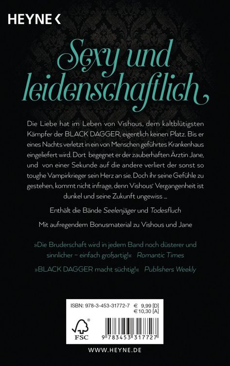 Produktbild: Vishous & Jane / Black Dagger Sonderausgabe Band 5