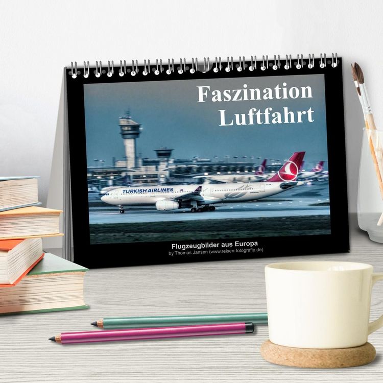 Produktbild: Faszination Luftfahrt (Tischkalender 2027 DIN A5 quer), CALVENDO Monatskalender