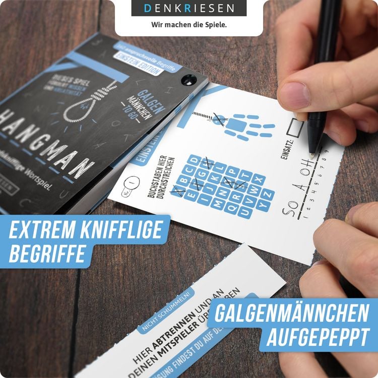 Produktbild: Denkriesen - HANGMAN&reg; - EXPERTEN EDITION "Galgenm&auml;nnchen TO GO"