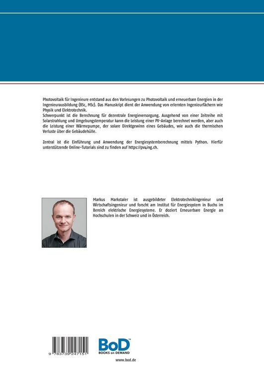 Produktbild: Photovoltaik f&uuml;r Ingenieure