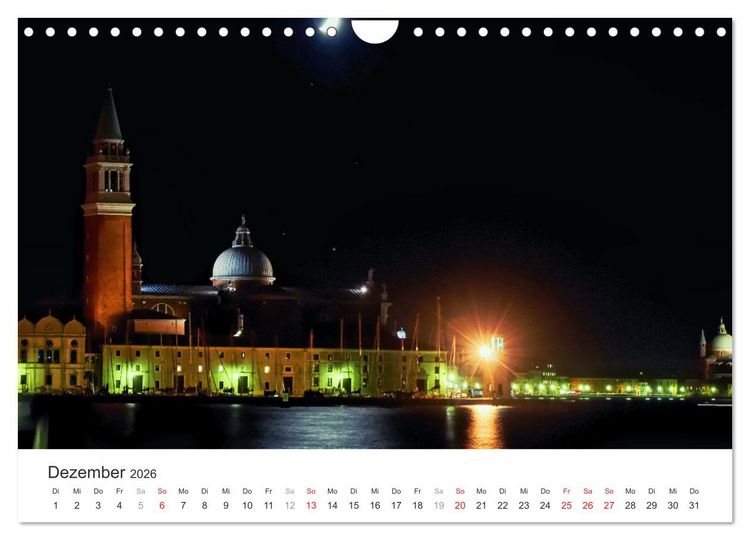 Produktbild: Das stille Venedig (Wandkalender 2026 DIN A4 quer), CALVENDO Monatskalender