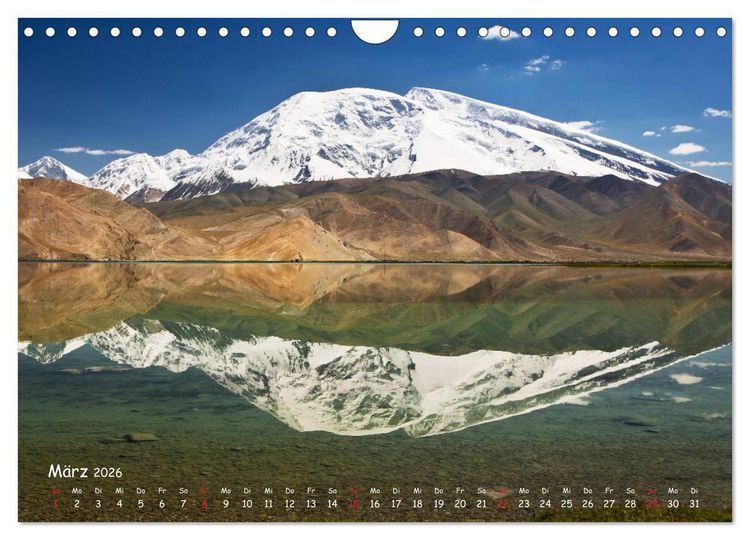 Produktbild: Faszinierende Landschaften entlang der chinesischen Seidenstrasse (Wandkalender 2026 DIN A4 quer), CALVENDO Monatskalender
