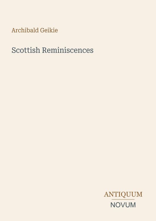Produktbild: Scottish Reminiscences