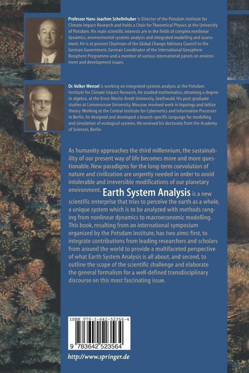 Produktbild: Earth System Analysis