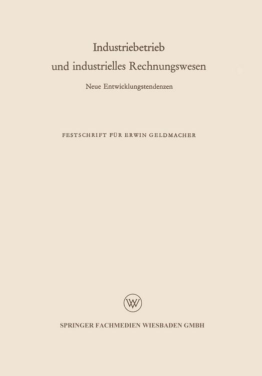 Produktbild: Industriebetrieb und industrielles Rechnungswesen