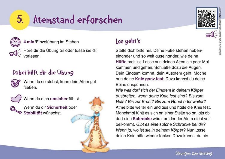 Produktbild: 30 Atem&uuml;bungen f&uuml;r Kinder &ndash; Gef&uuml;hle sp&uuml;ren, Bed&uuml;rfnisse erkennen