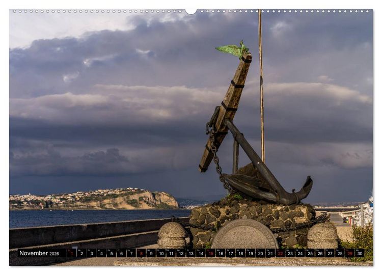 Produktbild: Neapel - Napoli (hochwertiger Premium Wandkalender 2026 DIN A2 quer), Kunstdruck in Hochglanz