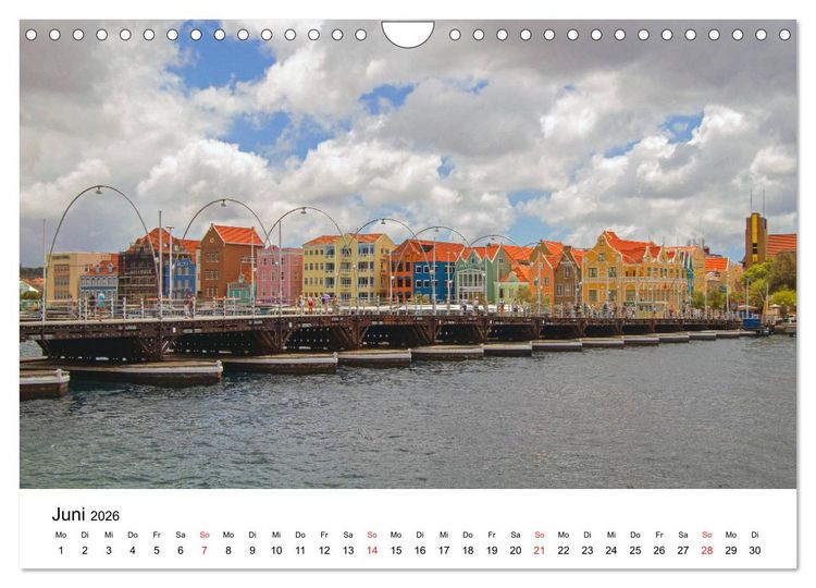 Produktbild: Curacao, die facettenreiche Karibikinsel (Wandkalender 2026 DIN A4 quer), CALVENDO Monatskalender