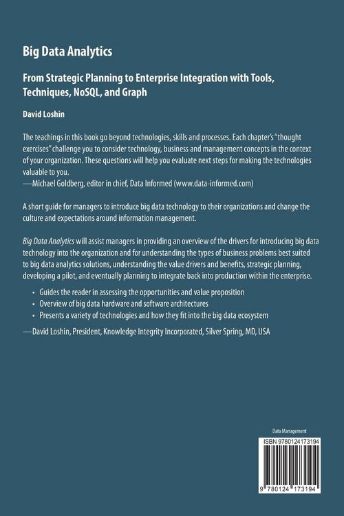 Produktbild: Loshin, D: Big Data Analytics
