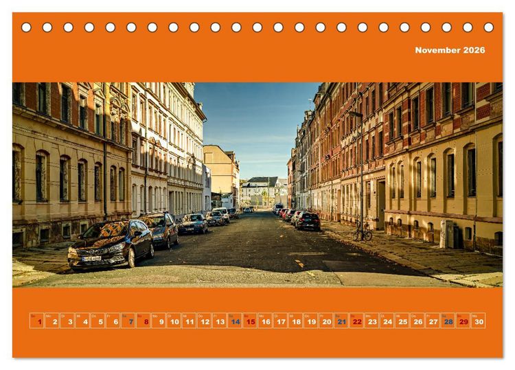 Produktbild: Chemnitz Ansichten (Tischkalender 2026 DIN A5 quer), CALVENDO Monatskalender