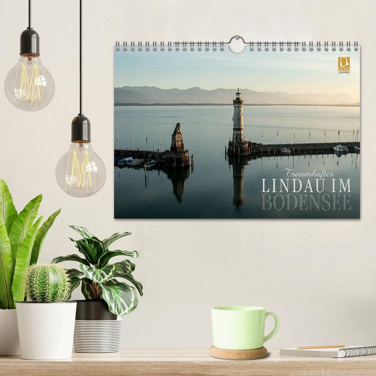 Produktbild: Traumhaftes Lindau im Bodensee (Wandkalender 2026 DIN A4 quer), CALVENDO Monatskalender