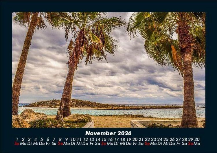 Produktbild: Palmentraum 2026 Fotokalender DIN A5