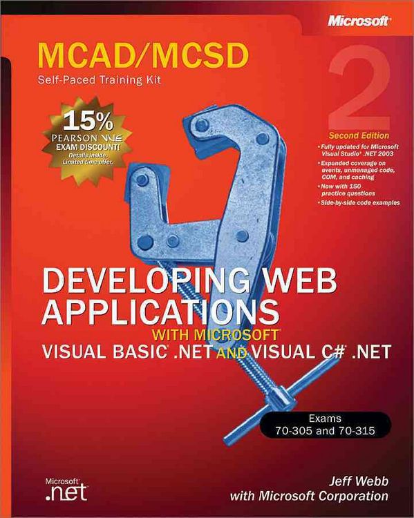 Produktbild: Developing Web Applications with Microsoft Visual Basic .NET and Microsoft Visual C sharp .NET, w. CD-ROM and DVD-ROM