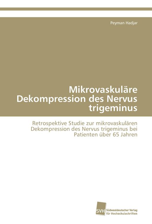 Produktbild: Mikrovaskul&auml;re Dekompression des Nervus trigeminus