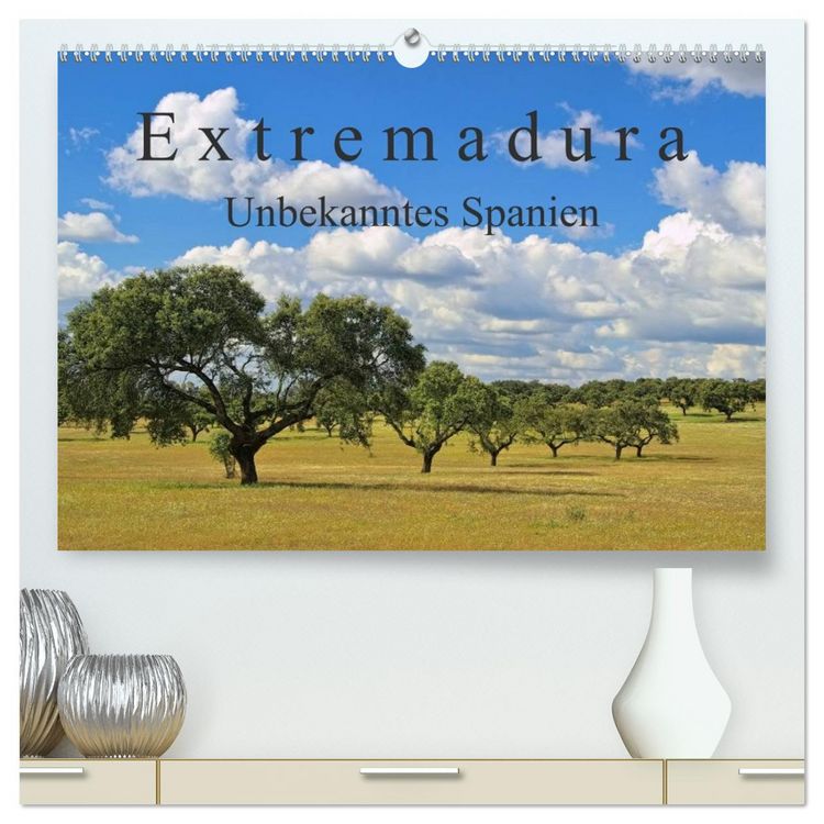 Produktbild: Extremadura - Unbekanntes Spanien (hochwertiger Premium Wandkalender 2026 DIN A2 quer), Kunstdruck in Hochglanz
