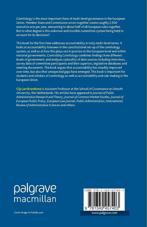 Produktbild: Controlling Comitology