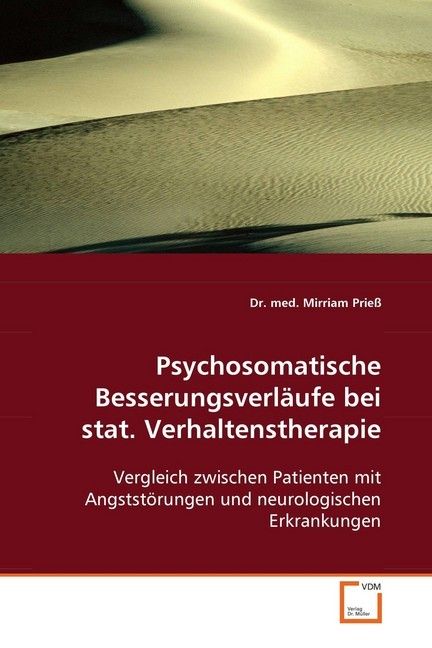 Produktbild: Prie&szlig; Dr. med. Mirriam: Psychosomatische Besserungsverl&auml;ufe
