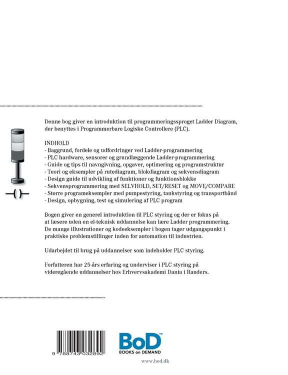 Produktbild: PLC styring med Ladder Diagram (LD), SH