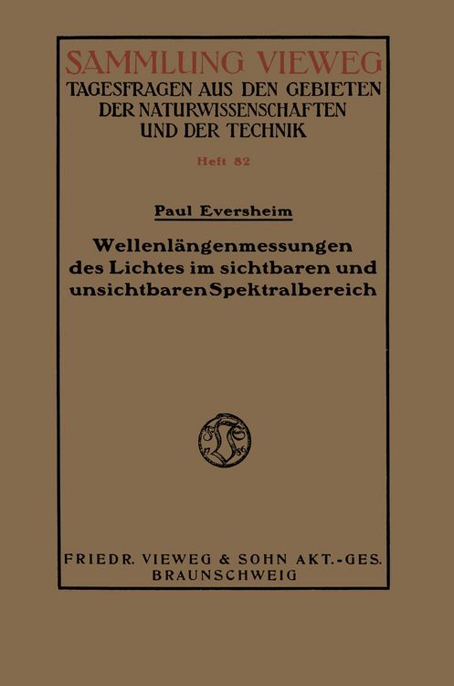 Produktbild: Wellenl&auml;ngenmessungen des Lichtes im sichtbaren und unsichtbaren Spektralbereich