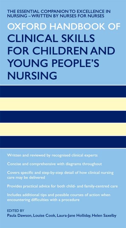 Produktbild: Oxford Handbook of Clinical Skills for Children's and Young People's Nursing