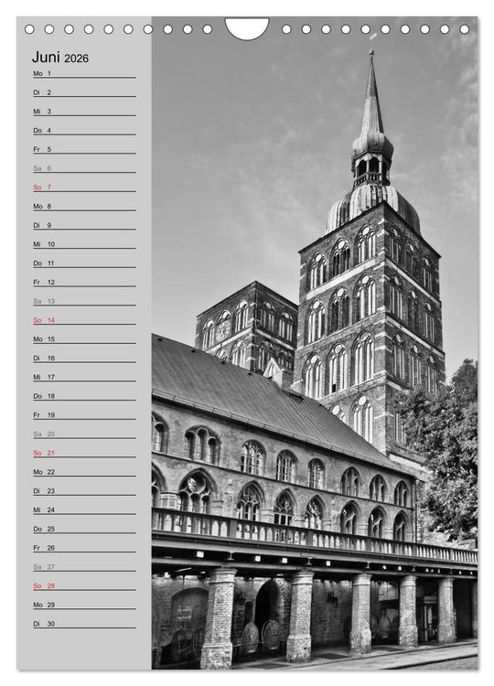 Produktbild: Stralsund. Ein Hauch l&auml;ngst vergangener Zeiten (Wandkalender 2026 DIN A4 hoch), CALVENDO Monatskalender