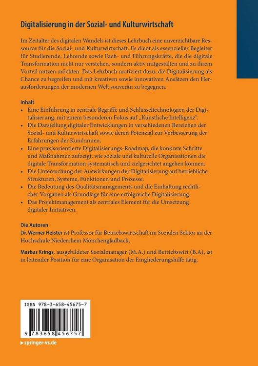 Produktbild: Digitalisierung in der Sozial- und Kulturwirtschaft