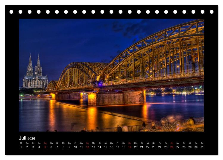 Produktbild: K&ouml;ln-Bilder (Tischkalender 2026 DIN A5 quer), CALVENDO Monatskalender