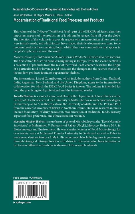 Produktbild: Modernization of Traditional Food Processes and Products