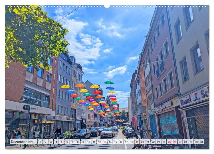 Produktbild: K&ouml;ln Perspektiven einer Stadt (hochwertiger Premium Wandkalender 2026 DIN A2 quer), Kunstdruck in Hochglanz