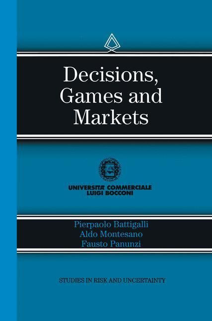 Produktbild: Decisions, Games and Markets