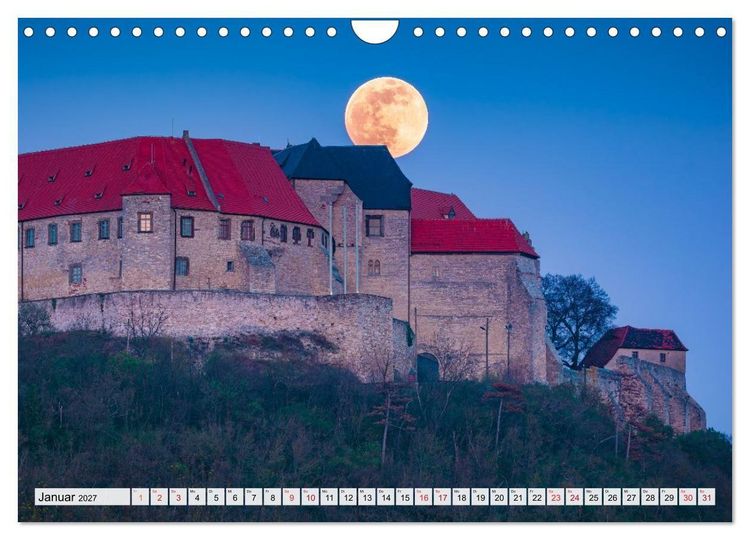 Produktbild: Willkommen im Burgenlandkreis (Wandkalender 2027 DIN A4 quer), CALVENDO Monatskalender