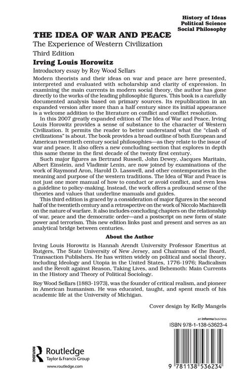 Produktbild: The Idea of War and Peace