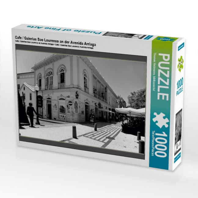 Produktbild: Cafe / Galerias Sao Lourenco an der Avenida Arriaga (Puzzle)