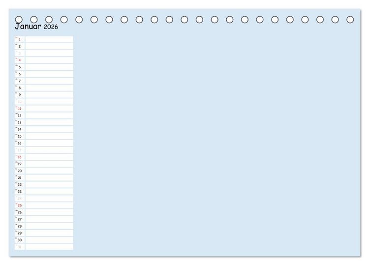 Produktbild: Bunter Bastelkalender (Tischkalender 2026 DIN A5 quer), CALVENDO Monatskalender