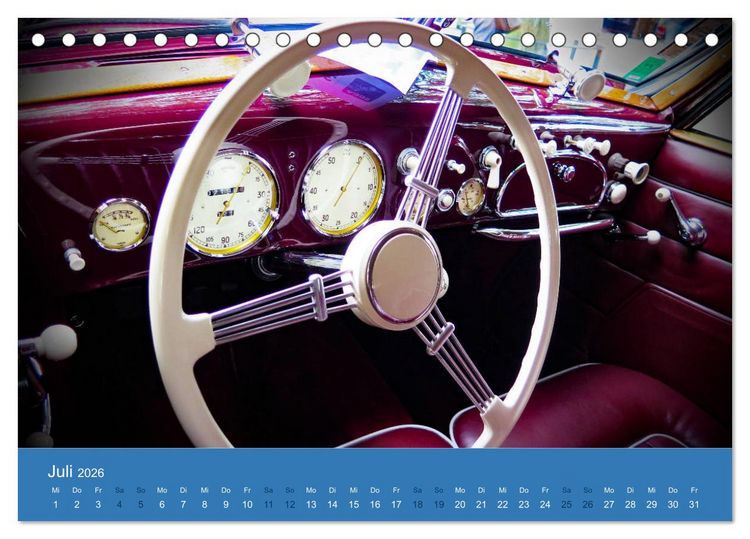 Produktbild: BMW Classics (Tischkalender 2026 DIN A5 quer), CALVENDO Monatskalender
