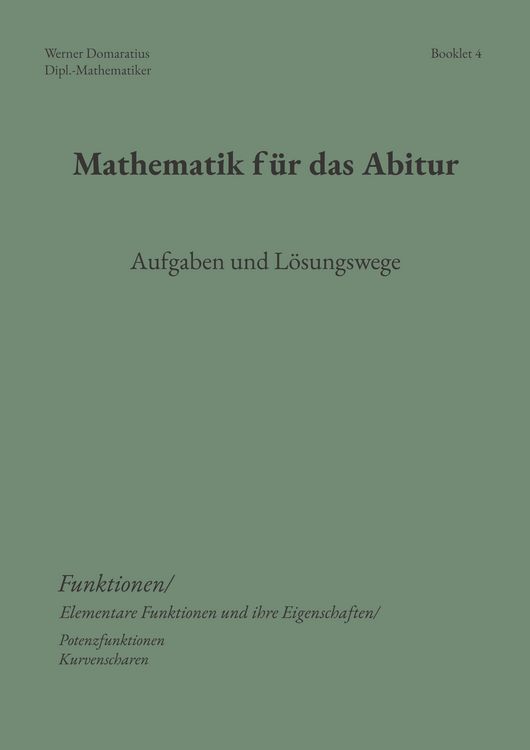 Produktbild: Mathematik f&uuml;r das Abitur