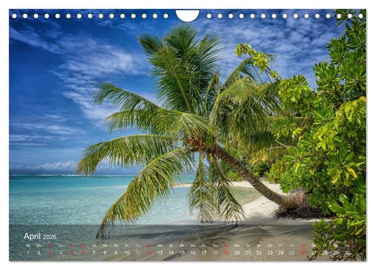 Produktbild: Malediven Impressionen aus dem Paradies (Wandkalender 2026 DIN A4 quer), CALVENDO Monatskalender