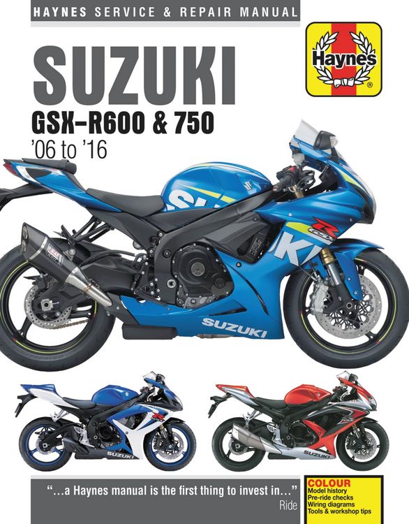Produktbild: Suzuki GSX-R600 & 750 (06 - 16)