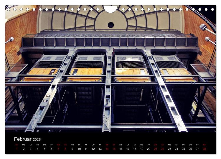 Produktbild: Welt der Aufz&uuml;ge (Wandkalender 2026 DIN A4 quer), CALVENDO Monatskalender