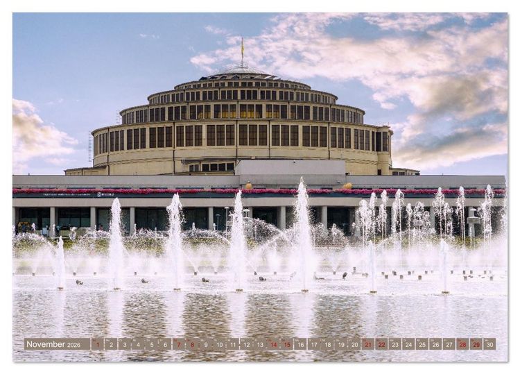 Produktbild: Breslau. Polens architektonisches Juwel an der Oder (Tischkalender 2026 DIN A5 quer), CALVENDO Monatskalender