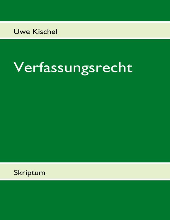 Produktbild: Verfassungsrecht