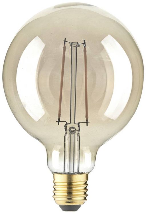 Produktbild: LightMe LM85061 LED E27 Globeform 2.5W Bernstein (&Oslash; x L) 125mm x 178mm 1St.
